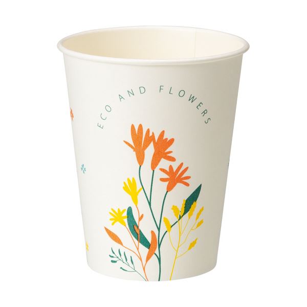 TANOSEE 紙コップ BerryLeaf(ベリーリーフ) 275ml(9オンス) 1(2500個：100個×25パック) まとめ) TANOSEE 紙コップ BerryLeaf(ベリーリーフ) 205ml(7オンス) 1