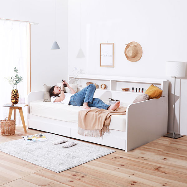 【直接引取】すのこベッド　デイベッド　マットレスセット 直接引取】すのこベッド デイベッド マットレスセット 【公式通販】