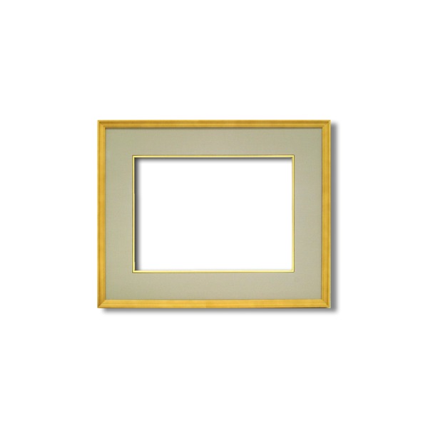 〔日本画額〕木製フレーム 和額 色紙額 色紙Fサイズ 木製日本画額F4サイズ（333×242mm）ウグイス〔代引不可〕の通販は 8,541円