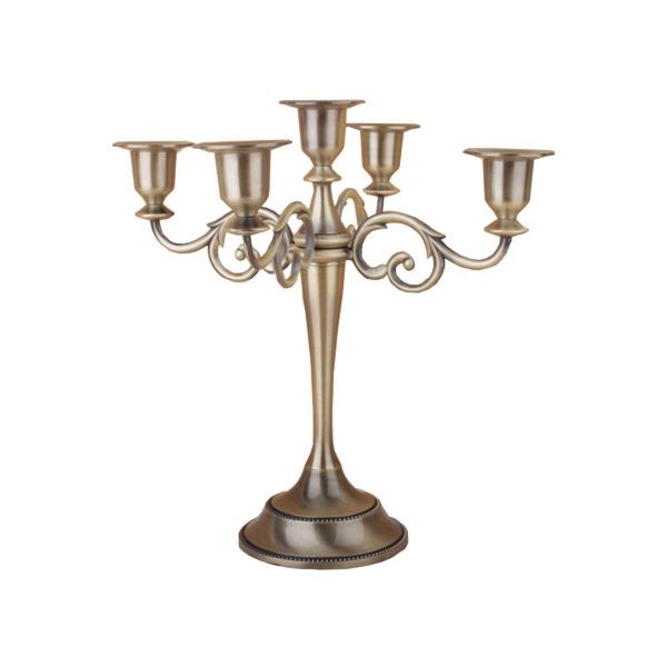 5本立てキャンドルスタンド(燭台) アンティーク〔代引不可〕の通販は