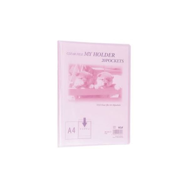 （まとめ）テージー マイホルダー20P MC202-12 A4S ピンク〔×30セット〕〔代引不可〕の通販は