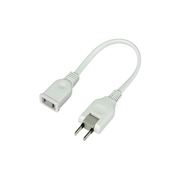 （まとめ）朝日電器 ちょっとコード20cm W-1502NB（W）〔×10セット〕〔代引不可〕の通販は 11,920円
