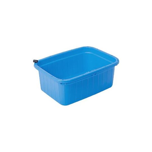 （まとめ）サンコープラスティック キングタライ 角型 110L（水抜栓付き）〔×3セット〕〔代引不可〕の通販は