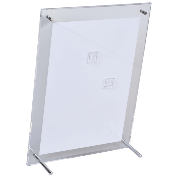 〔透明アクリル〕 スタンド付・吊り下げパーツ付き 縦横兼用 アクリル A3（420×297mm） 透明アクリル〕 スタンド付・吊り下げパーツ付き 縦横兼用 アクリル B4