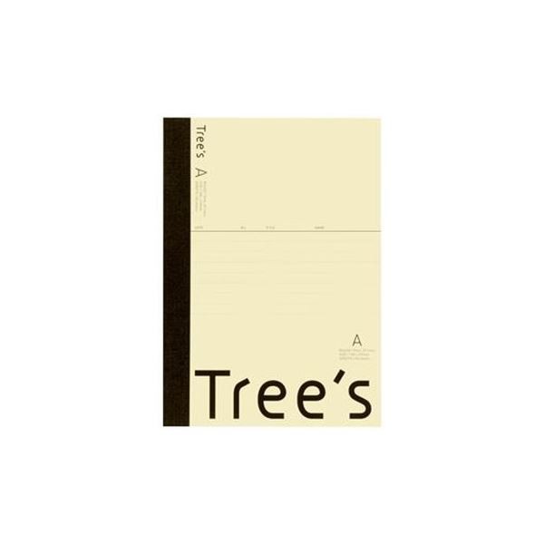 （まとめ）キョクトウ・アソシエイツ Trees A5 A罫 30枚 クリーム〔×100セット〕〔代引不可〕