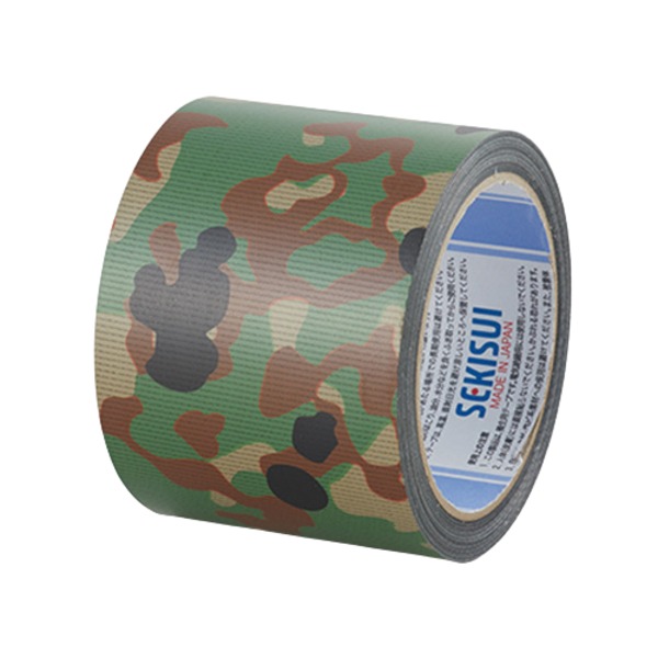 （まとめ） 積水 鬼軍曹迷彩 カモフラージュテープRIKU 幅75mm×長25m 〔×3セット〕〔代引不可〕 10,357円
