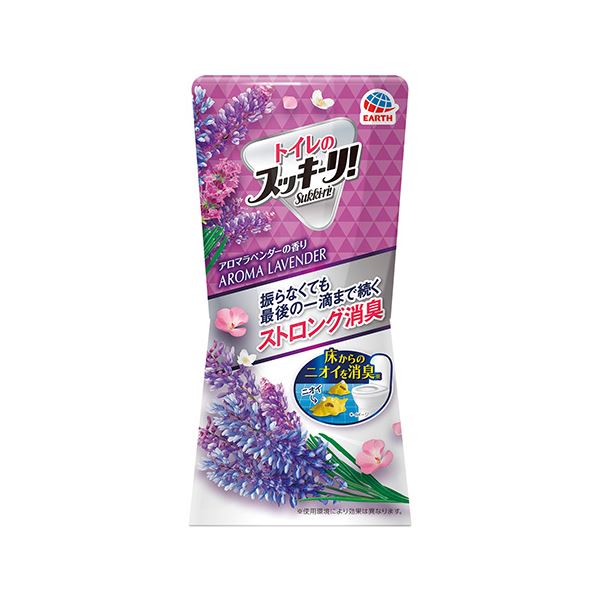 (まとめ) アース製薬 トイレのスッキーリ アロマラベンダー 400ml 〔×10セット〕〔代引不可〕の通販は