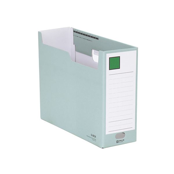 （まとめ） キングジム Gボックス A4ヨコ型 収納幅100mm 緑 〔×10セット〕〔代引不可〕の通販は 7,500円