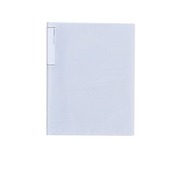 （まとめ） LIHIT LAB TEFFA クリヤーブック（スリムタイプ） A4判タテ型 10ポケット 乳白 〔×20セット〕〔代引不可〕の通販は 6,420円