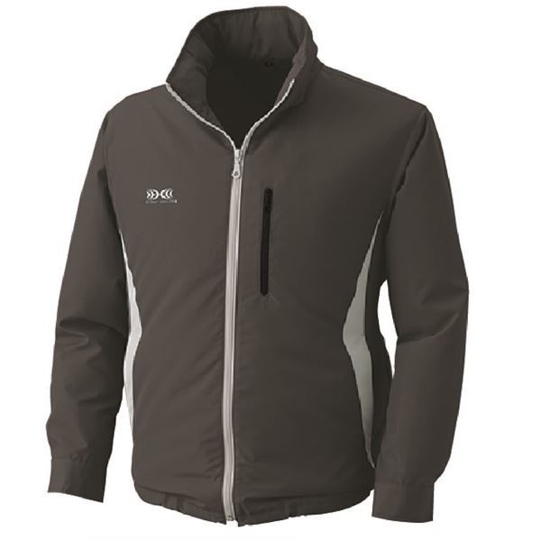 KU90520 空調服 R ポリエステル製フード付き 服のみ チャコール 2L〔代引不可〕の通販は