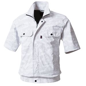 鳳皇 V8307 半袖ブルゾン カモフラホワイト サイズ3L〔代引不可〕の通販は 6,527円