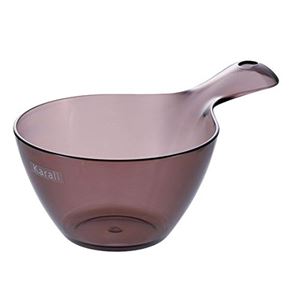 〔30個セット〕 手桶 風呂桶 約幅15.5cm 容量約1L スモークブラウン リッチェル カラリ HG 浴室 風呂 バスルーム〔代引不可〕の通販は
