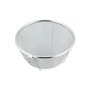 〔120個セット〕 ステンレス ミニざる/調理器具 〔15cm〕 リング付き 吊り下げ収納可 足付き 丈夫 SUIグート 〔キッチン〕〔代引不可〕の通販は