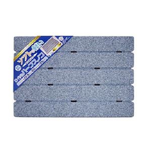 〔15個セット〕 バスマット お風呂マット 幅42.5×奥行60cm×厚さ26mm ブルー 軽量 丈夫 ロイヤルハーフ スノコ 浴室 風呂〔代引不可〕の通販は