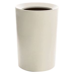 〔12個セット〕 ゴミ箱 約直径22.2cm 約6.7L 丸型 ホワイト 日本製 ruclaire ルクレール ダストボックス CV トラッシュカン〔代引不可〕の通販は 17,587円