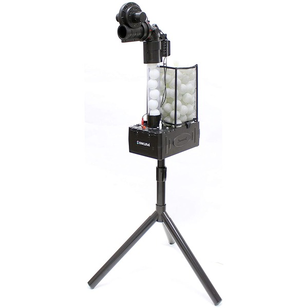 球出し機　卓球 ピンポンマシン 8種類スピン機能付 アダプタ 卓球 ピンポンマシン 8種類スピン機能付 アダプター付〔代引不可〕