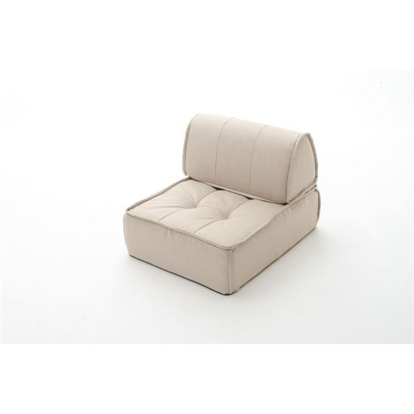 マルチクッション ソファーセット 〔ベージュ〕 フロアクッション バッククッション 〔リビング〕〔代引不可〕の通販は