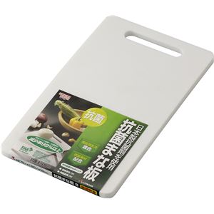 〔20個セット〕 抗菌 まな板/カッティングボード 〔S ホワイト〕 約幅27cm 塩素漂白 食品衛生法適合 リス〔代引不可〕の通販は