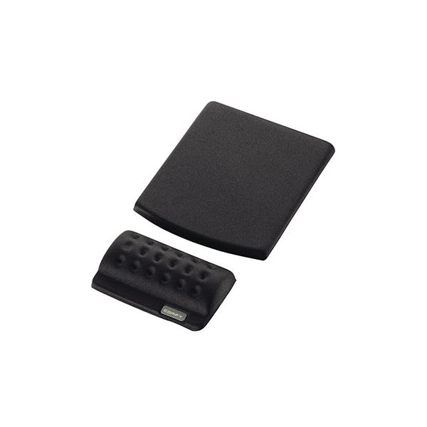 （まとめ） エレコム COMFY マウスパッド/ 別体型/ブラック MP-114BK 〔×3セット〕〔代引不可〕の通販は