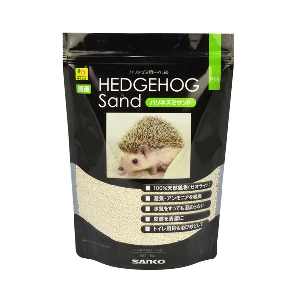 （まとめ） ハリネズミサンド 1kg （ペット用品） 〔×6セット〕〔代引不可〕の通販は