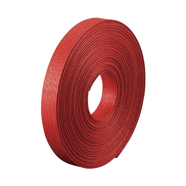 （まとめ） 紙バンド 10m巻 赤 （×10セット）〔代引不可〕の通販は 10,300円