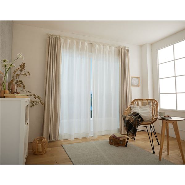 レースカーテン 〔リントネ 約100×133cm 1枚入 G1059〕 洗える スミノエ 日本製 インテリア用品〔代引不可〕の通販は 5,785円