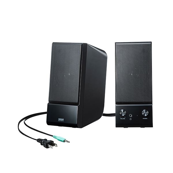 サンワサプライ マルチメディアスピーカー ブラック MM-SPL14BKN〔代引不可〕の通販は 8,900円
