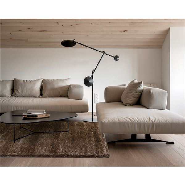 防炎 ラグマット/絨毯 〔約133×195cm ブラウン〕 ホットカーペット対応 ウィルトン アーバン プレーベル 8001/BR〔代引不可〕の通販は