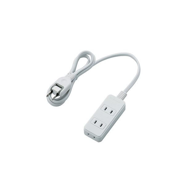〔5個セット〕 エレコム スイングプラグタップ/3個口/1m/ホワイト T-S02N-2310WHX5〔代引不可〕の通販は