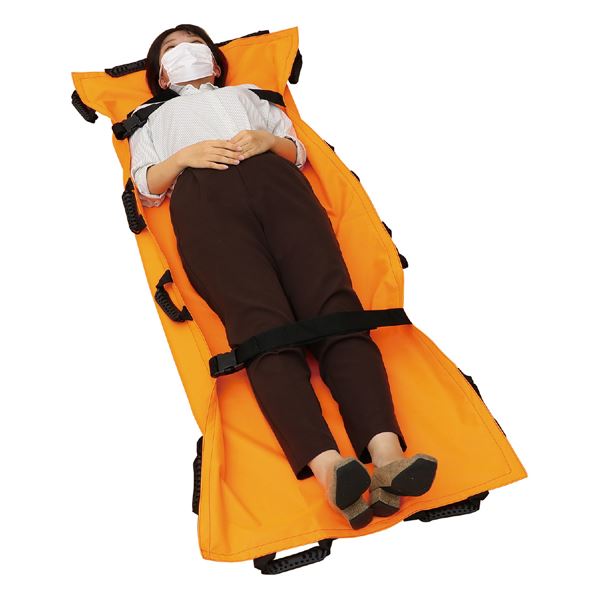 布製防災担架 オレンジ〔代引不可〕 9,320円