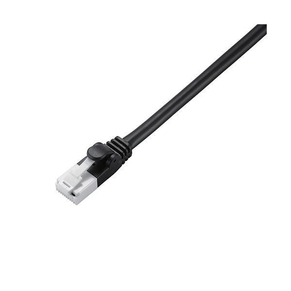 〔5個セット〕エレコム EU RoHS指令準拠 CAT5E対応 爪折れ防止 LANケーブル 5m/簡易パッケージ仕様(ブラック) LD-CTT/BK5/RSX5〔代引不可の通販は