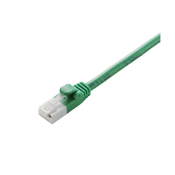 〔5個セット〕エレコム EU RoHS指令準拠 CAT5E対応 爪折れ防止 LANケーブル 2m/簡易パッケージ仕様(グリーン) LD-CTT/GN2/RSX5〔代引不可〕の通販は
