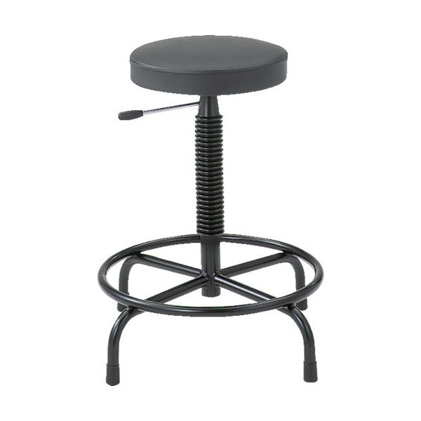 TRUSCO 作業用チェア ガス調整式Φ315×H490-660mm ブラック L-250 1脚 完成品〔代引不可〕の通販は