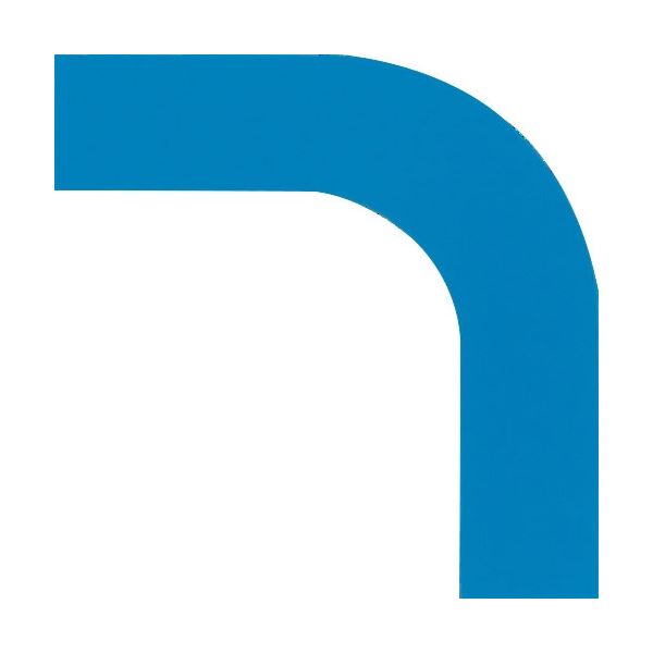 (まとめ) 日本緑十字社 コーナー用ガードテープ(25mm幅用) 青 屋内用 150016 1パック(10枚) 〔×3セット〕〔代引不可〕の通販は