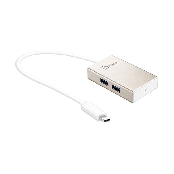 j5 Create USB Type-Cto USB 3.0 4ポートハブ シャンパンゴールド JCH343 1個〔代引不可〕の通販は