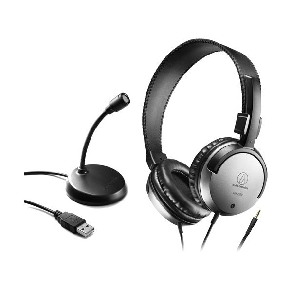 オーディオテクニカ ホームオフィスパック(USBマイクロホン+ヘッドホン) AT9933USB PACK 1個〔代引不可〕 9,470円