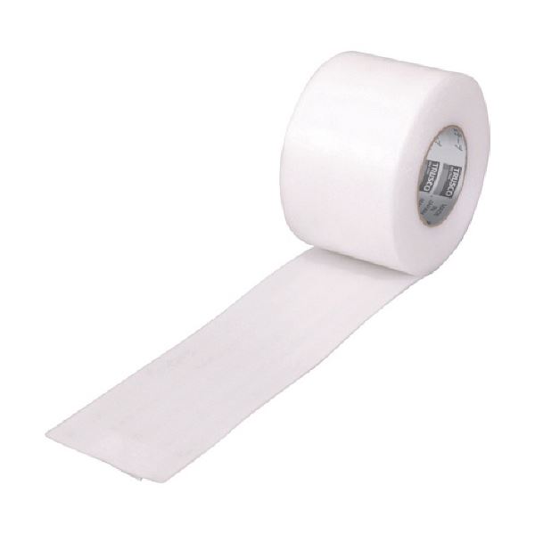 (まとめ) TRUSCO 養生用発泡テープ 100mm×8m ホワイト TPF-1008 1巻 〔×3セット〕〔代引不可〕