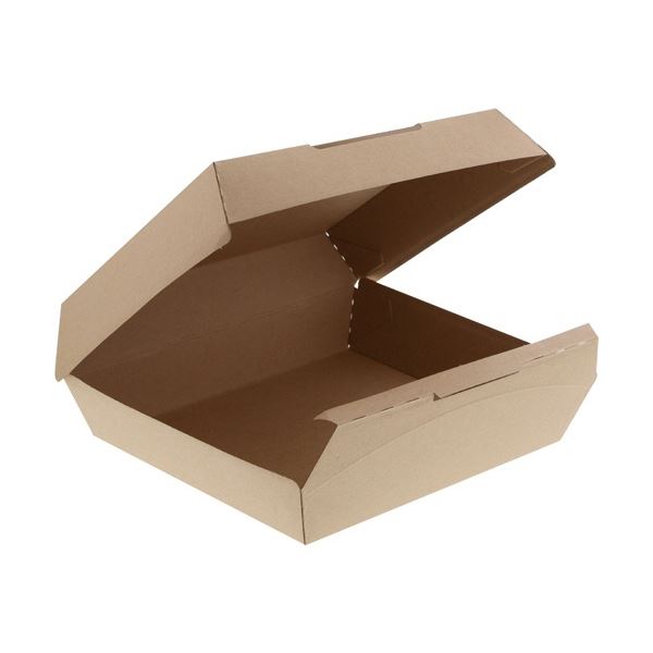 (まとめ) HEIKO 食品箱 ネオクラフトランチボックス L #004248010 1パック(10枚) 〔×5セット〕〔代引不可〕の通販は 7,360円