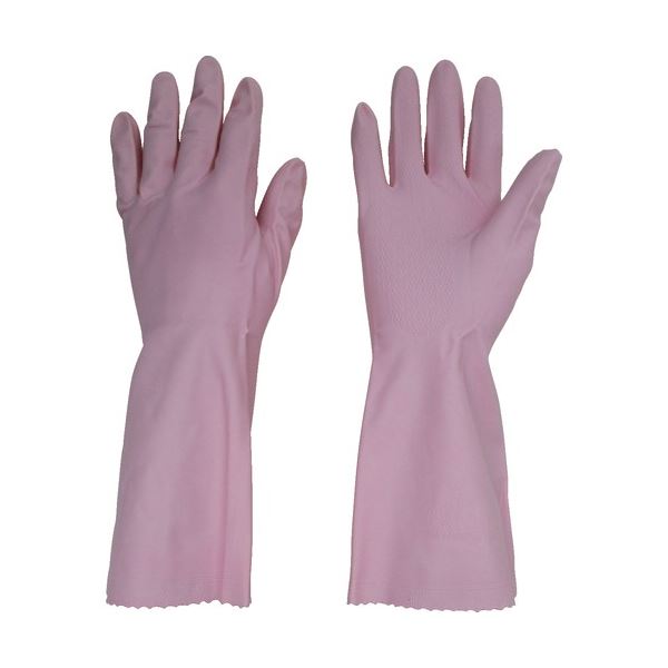 (まとめ) 東和コーポレーション ビニスター トワローブ フルール 中 あつ手 M ピンク 755-M 1双 〔×10セット〕〔代引不可〕の通販は 5,337円