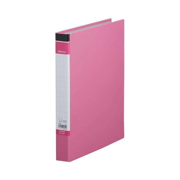 キングジム リングファイル BF A4タテ 2穴 200枚収容 背幅37mm ピンク 603BFヒン 1セット(20冊)〔代引不可〕の通販は