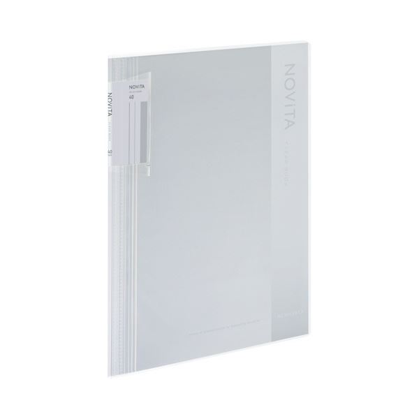(まとめ) コクヨ クリヤーブック(ノビータ)固定式 A4タテ 40ポケット 背幅8〜50mm 透明 ラ-NV40T 1冊 〔×5セット〕〔代引不可〕の通販は