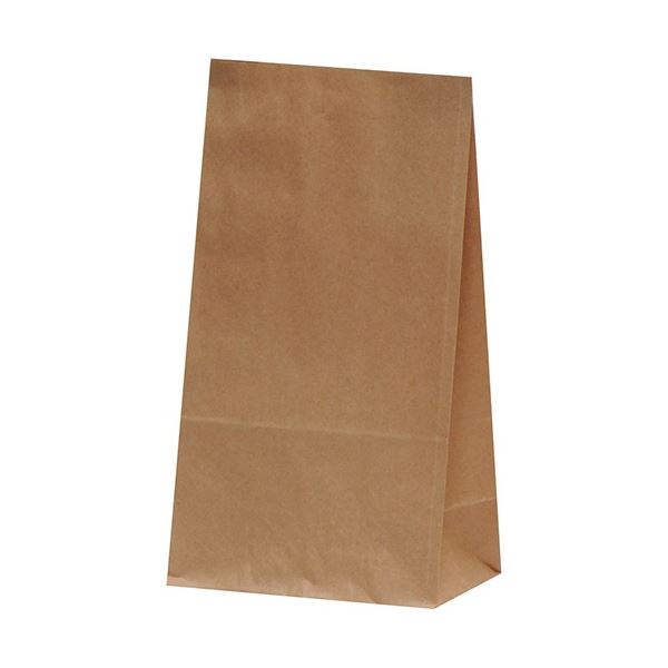 (まとめ) パックタケヤマ 角底袋 未晒 無地 H3mm XZT00380 1パック(100枚) 〔×5セット〕〔代引不可〕の通販は 5,943円