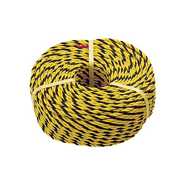 TRUSCO 標識ロープ 3つ打 線径7.5mm×長さ200m R-9200T 1巻〔代引不可〕の通販は物干し竿