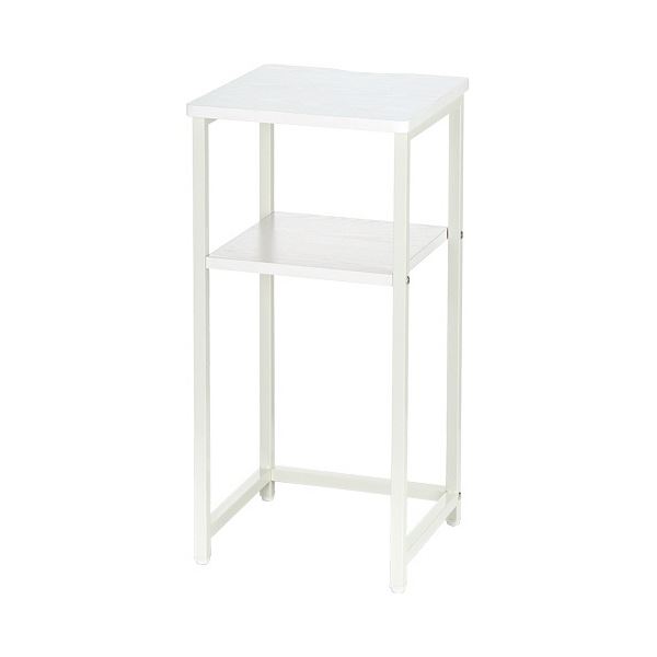 YAMAZEN 受付台 幅350×奥行350×高さ725mm 木目ホワイト/アイボリー MRT-35R(GWH/IV) 1台 組立品〔代引不可〕の通販は