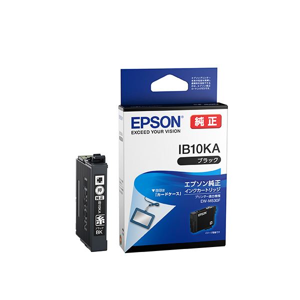 (まとめ) 〔純正品〕 EPSON(エプソン) IB10KA インクカートリッジ ブラック 〔×3セット〕〔代引不可〕の通販は 18,130円