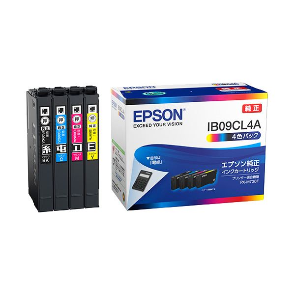 (まとめ) 〔純正品〕 EPSON(エプソン) IB09CL4A インクパック 4色(ブラック・シアン・マゼンタ・イエロー) 〔×3セット〕〔代引不可〕の通販は