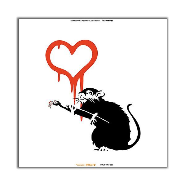 Digital Oasis Visual Sonic アートパネルBluetoothスピーカー Banksy BDLD-1907-005〔代引不可〕