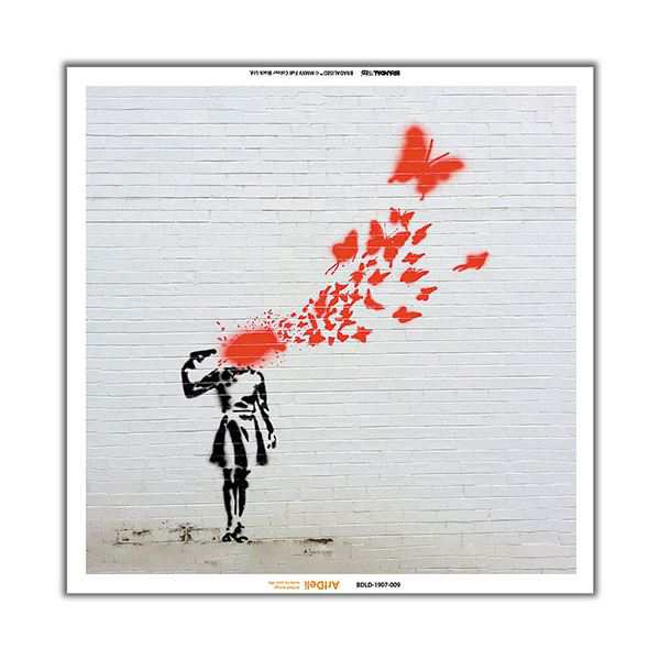 Digital Oasis Visual Sonic アートパネルBluetoothスピーカー Banksy BDLD-1907-009〔代引不可〕