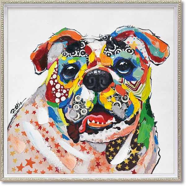 ユーパワー オイルペイントアートフレーム Mサイズ 「BOSS」〔代引不可〕の通販は