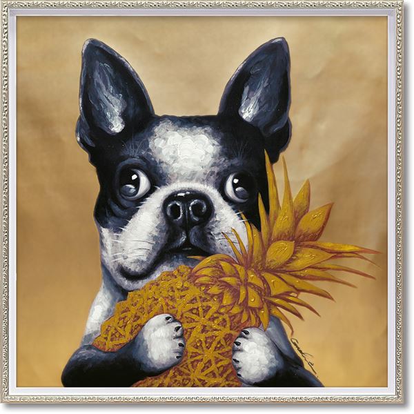 ユーパワー オイルペイントアート「アニマルズ(Lサイズ)」 ユーパワー